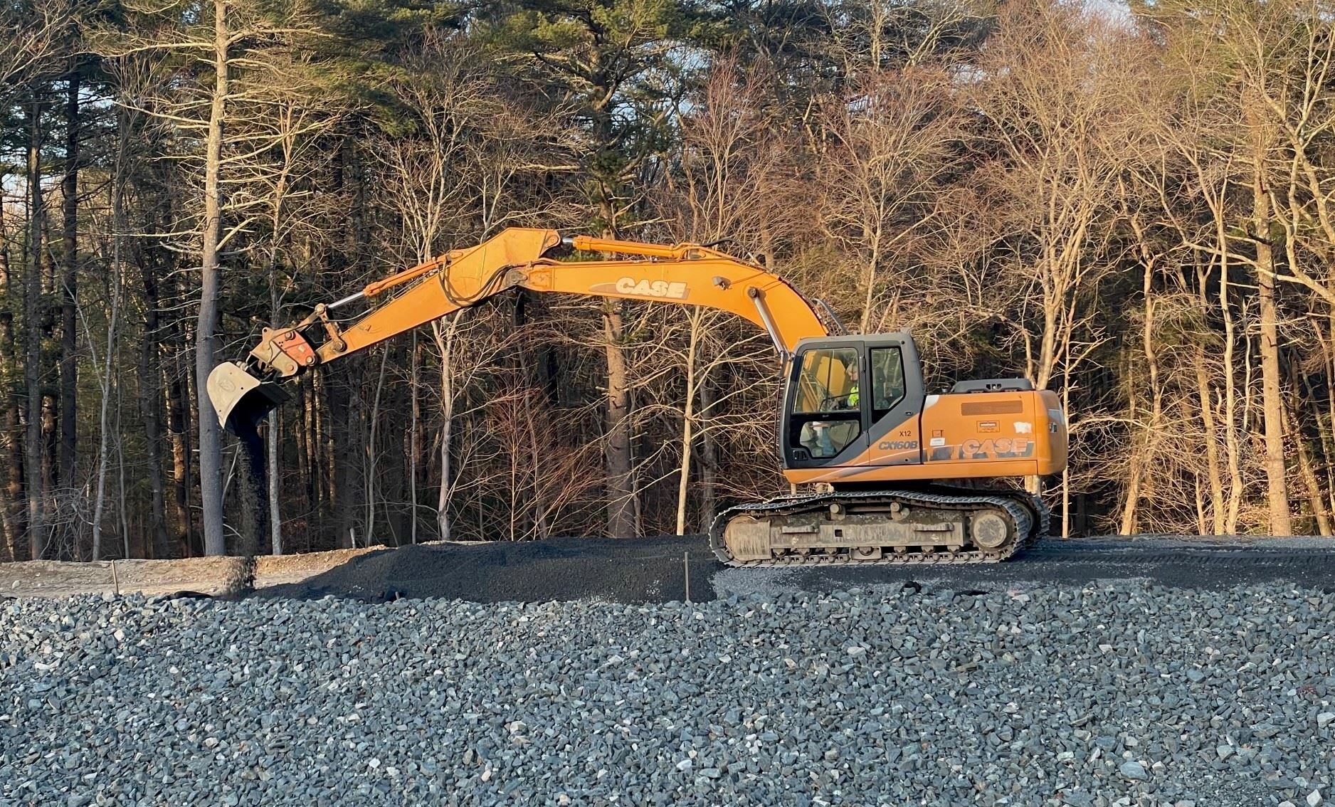 Installation of Gravel Road around the Backwash Basins